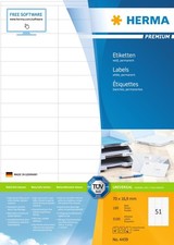 Etiketten Premium A4, weiß