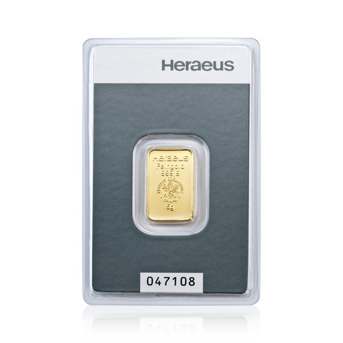 Goldbarren gramm heraeus - 5,