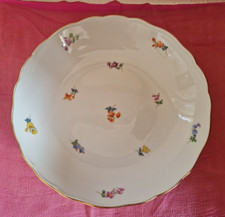 Meissen Porzellan Streublümchen 1 gr. Schale Schüssel  25,5 cm H 5,3 cm Top !!