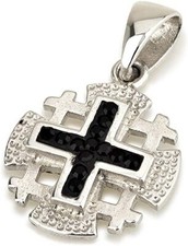 Jerusalem Kreuz Anhänger 925