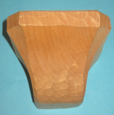 Holz geschnitzt, kleine Wand - Konsole 12 x 12 x 9 cm, für Holzfigur, TOP 44H