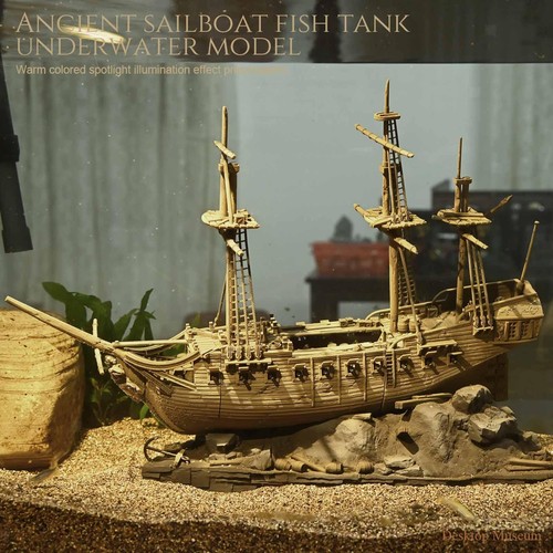 Aquarium-Schiffswrack-Dekorati