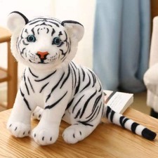 Baby Tiger weiß Kuscheltier -