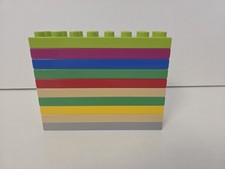 10 x  Lego Duplo Flache Steine