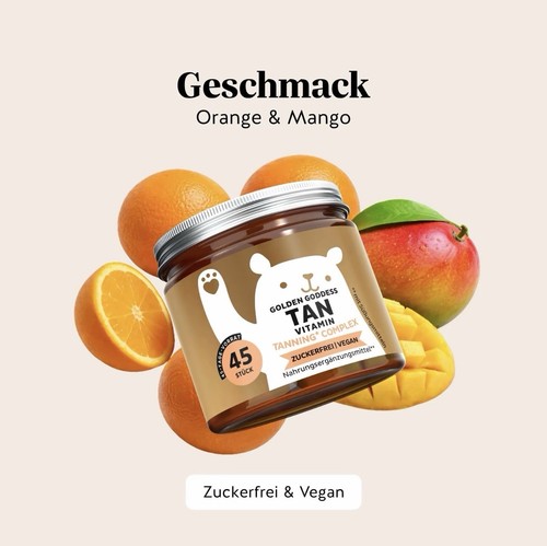 Golden goddess tan gummies - tan,