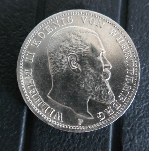 Mark silbermünze wilhelm ii - 3,