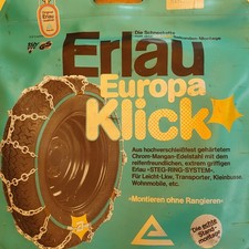 Erlau Schneeketten 165 R14C u. 195/75 R14C für Transporter, Wohnmobile