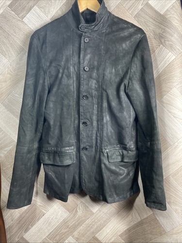 All saints leder blazer - leder, jacke