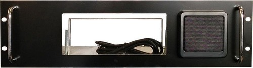 Rack mount with speaker - with,