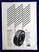 Pneumant Reifen, originale Werbung aus 1968