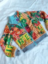 Custo Growing Jacke Gr. 12/ca. 140, bunt,  Teddyfutter