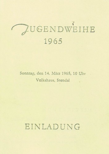 Einladung einer - einladung, zu