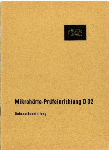 Carl zeiss bedienungsanleitung - zeiss,