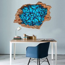 3D Schmetterling 65 Mauer