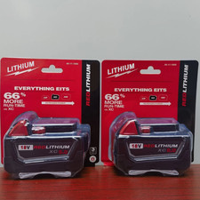 2x Original Akku Für Milwaukee M18 M18B5 18V XC 5.0Ah 48111852 Li-Ion 48-11-1860