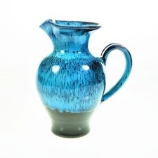 Wein-Krug schwarz-blau H 19cm