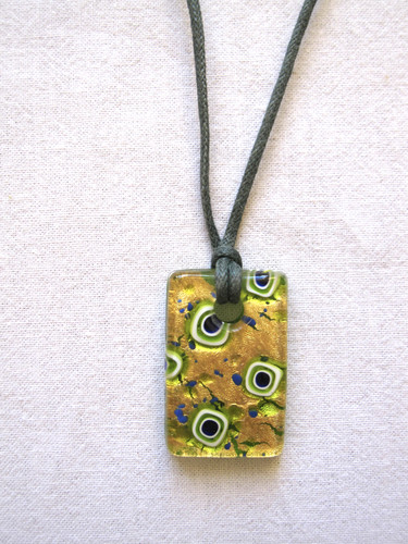 Glas anhänger millefiori - glas-anhänger,