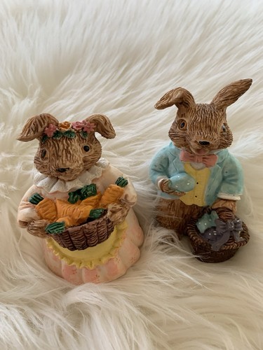 Osterdeko hasen pärchen - :,