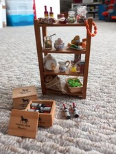 Reutter Porzellan Miniaturen Kellerregal Vorratsregal Weinkisten