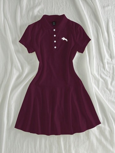 Damen lässiges minikleid - minikleid, mit