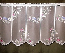 Scheibengardine Bunte Vögel