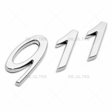 Chrom-Optik 911 Schriftzug