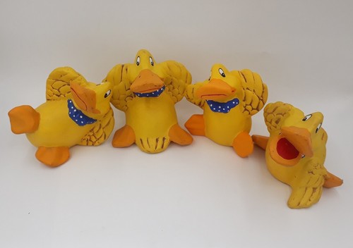 Keramik set ente gans - ente,