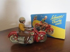 Schuco Motorrad Charly 1005 Blechspielzeug REPLIKA ohne Schlüssel tin toy in box