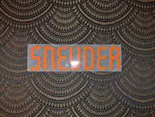 Niederlande Sneijder Flock Beflockung für Trikot Spielertrikot  W0176