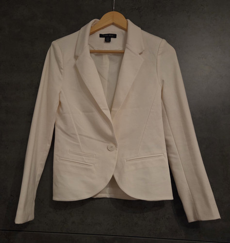 Blazer damen amisu beige weiß - blazer, beige/weiß