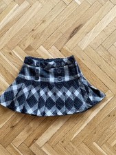 *H&M Rock kariert wollig Lurex