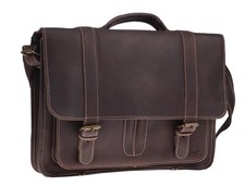 Aktentasche Lehrertasche Greenburry Vintage braun 38x30x12cm Damentasche Vintage