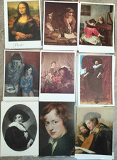 100 AK Lot Kunst Sammlung