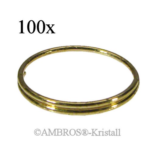 100x kristall verbinder - verbinder, ring