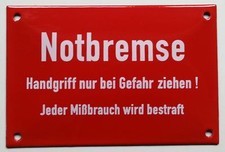 Notbremse  Emailschild Email