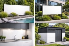 Aluverbundplatte 3mm 4mm - , weiß