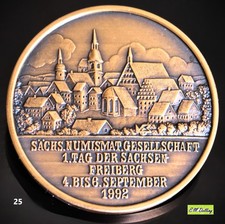 Medaille sächs numismatische - medaille, sächs.