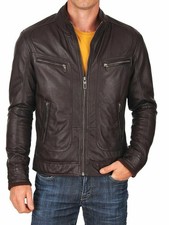 Herren Lederjacke Echt