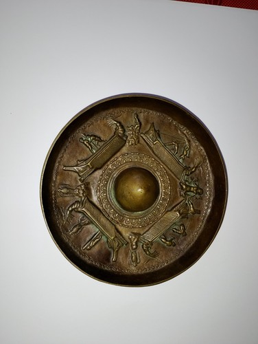 Teller bronze wandteller - teller,