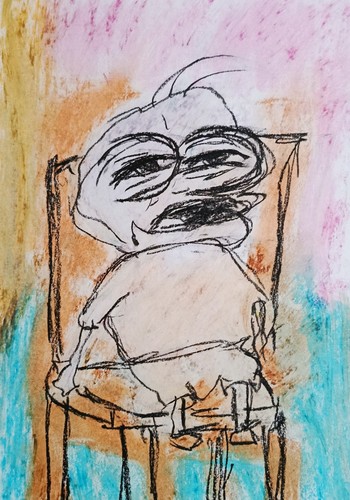 Art portrait painting modern - art,