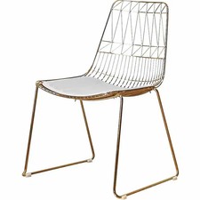 LUCY WIRE CHAIR GOLD