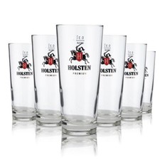 6x Holsten Bierglas 0,3l Willi