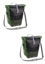 2 Stück Gepäck 1 Paar VAUDE Aqua Back Print Single Schwarz-grün Fahrradtasche