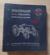Eicher Schlepper EM200 Tiger Ersatzteilkatalog