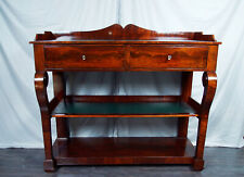 Biedermeier Konsole Pult Anrichte Mahagoni um 1850