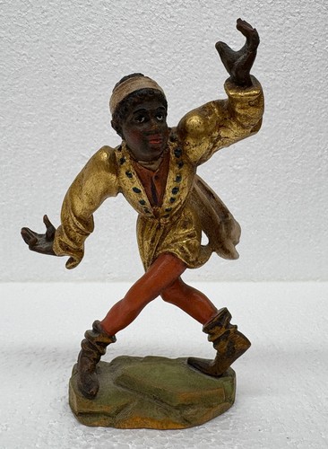 Vtg wood carved moresca morris - wood,