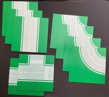 9 LEGO Straßen-Baseplates