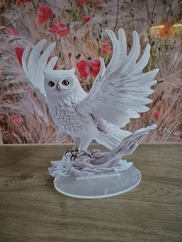 Deko aufsteller schneeeule - aufsteller,