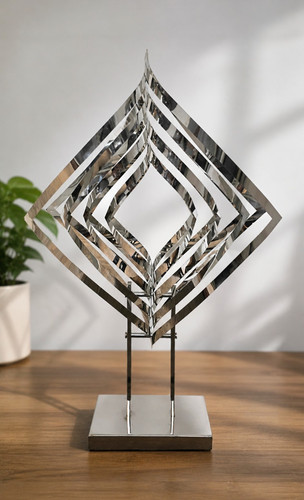 Abstrakte skulptur aus - skulptur, metall