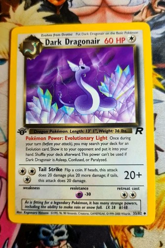 Edition pokemon card dark - pokemon,